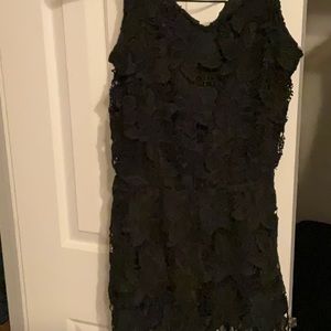 Black See through Mesh Swim suit Cover up/ Dress